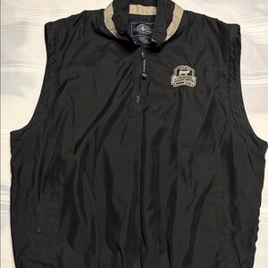 Charles River Apparel Black and Tan Vest